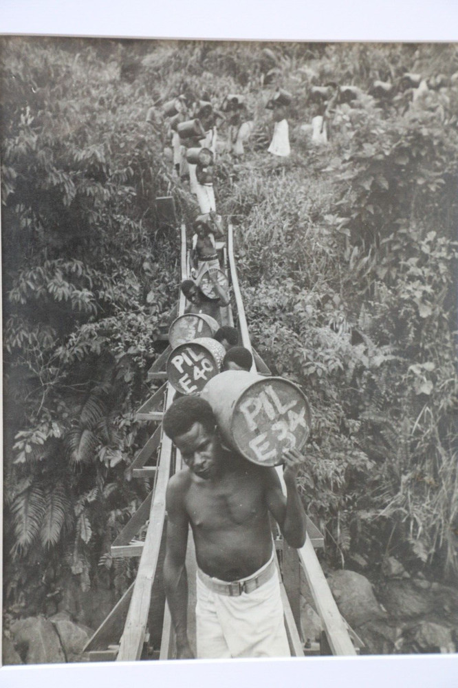 Photo Print Vintage 1943 Africa Worker 16X22Cm