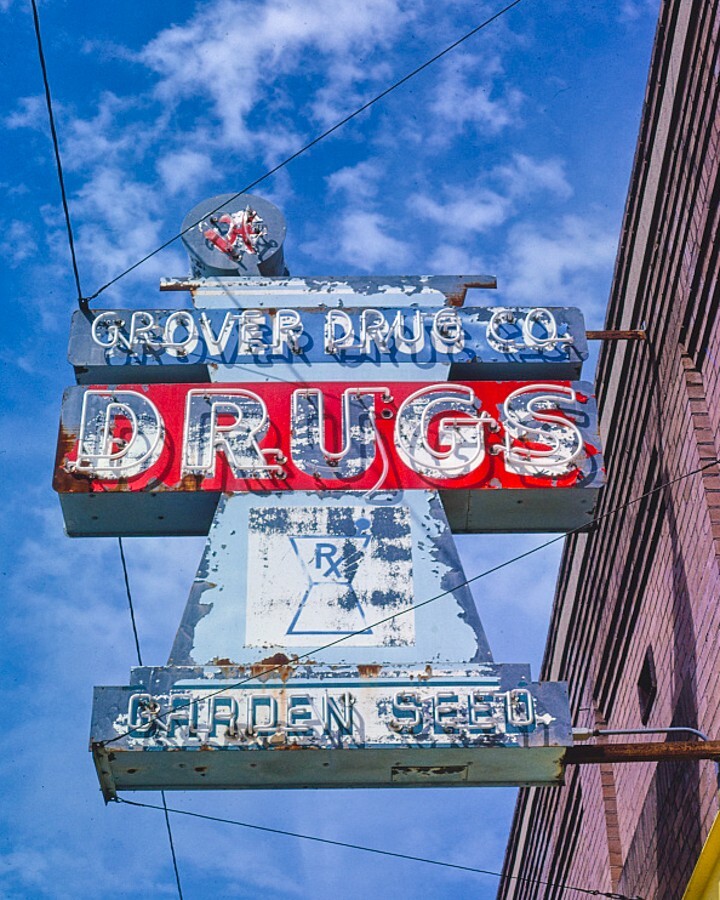 8×10 Vintage photo of Grover Drugs in Natchez, MS. Free Shipping!!
