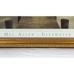Mel Allen Ullswater Canvas Print Gold Ornate Frame 29.5×21.75 Ready to Hang
