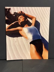 Large Photo Mannequin Curiosa Swimsuit 1990 Young Woman