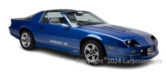 1987 Chevrolet Camaro IROC Z/28 Blue Limited Edition 8″ x 10″ Photo