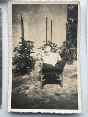 🎁 Mixed Lot 5x Old B/W Photos Children Family ~1930-1960 Vintage Originals ~7×10
