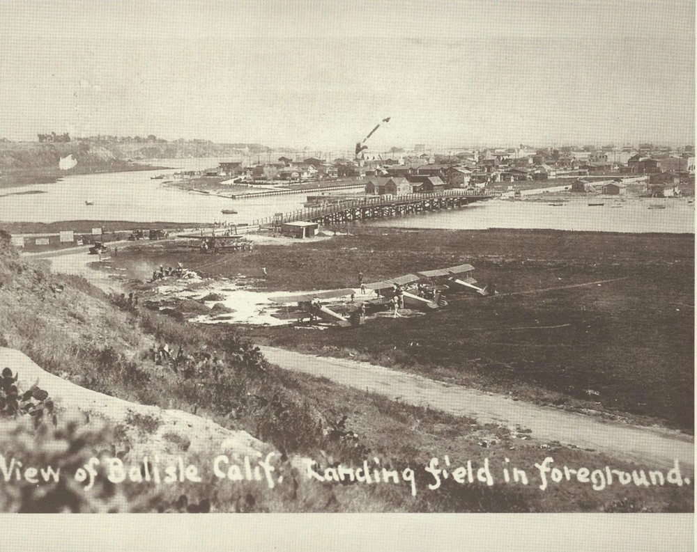 NEWPORT BEACH Balboa Island Landing Field VINTAGE Photo Print 1483 11″ x 14″
