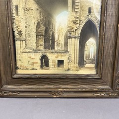 GEORGE B. PETTY Hand Colored PHOTOGRAPH Melrose Abbey Scotland Photo