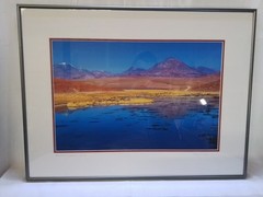 «Marsh at 15,000′ – Chile» – Framed Landscape Photograph by Gary Carlson