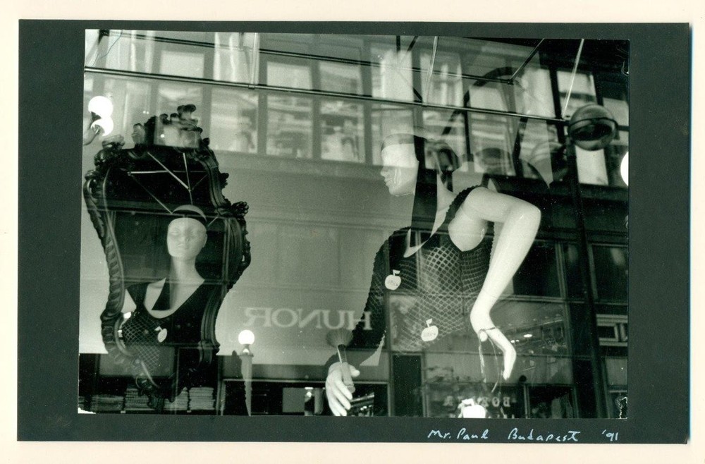 1991 ART PHOTO MANNEQUIN STORE WINDOW DISPLAY Signed MR. PAUL BUDAPEST, HUNGARY
