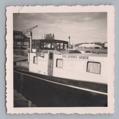 Cargo Ship Karl Lafrentz Luebeck – Old Photo 1950s