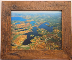 Shishebogama Lake, Vilas/Oneida County, Wisconsin Overhead Photo. Frame Optional