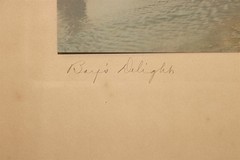Wallace Nutting (1861-1941) Bay’s Delight, Hand-Tinted Pictorial Landscape Photo