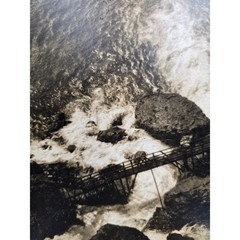 Lot of 3 Edward C Cohan Underwood & Underwood Vintage Photos Angry Waters Rapids