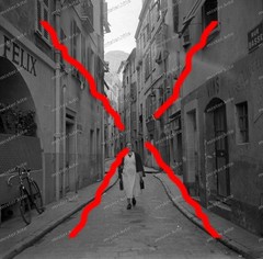 Negative-Monaco-Rue Basse-Old Town-Alley-Building-Architecture-1930s-143