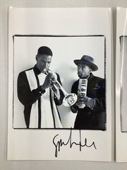 SIGNED Denzel Washington Spike Lee Mo’ Better Blues Lot of 2 Art Photos