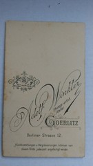 Photo woman girl Görlitz studio Adolf Winkler communion 1900 dress