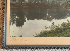 Wallace Nutting Exterior «Still River» Hand Colored Photo