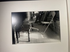 3 Black & White Art Photograph 6 1/2 X10 “Waiting Room” “Pepper” “Backstage”