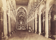 Antique Photograph Pisa Cathedral Interior Italy Old Brogi 7 3/4 x 10 1/4″