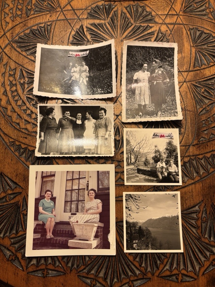 ❤️Bundle 6 Photos Beautiful Women Girls Older Pose Natural 30s-70s BDM ~6x6cm+