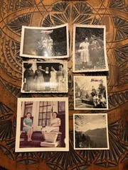 ❤️Bundle 6 Photos Beautiful Women Girls Older Pose Natural 30s-70s BDM ~6x6cm+