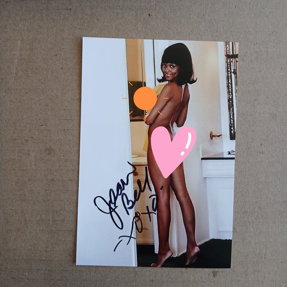 Playmate Jean Bell Autographed 4×6 Photo Playboy