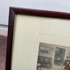 Wallace Nutting Sunshine and Music Colorized Photograph Print Pencil Signed