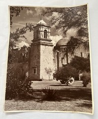 Vintage Landscape Photograph “Southwest Church Mission 1987” by Bill Rakocy