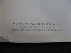 1890s RAPHAEL SANZIO -LEG DRAWING- Carbon Print/Photogravure BRAUN CLEMENS & CIE