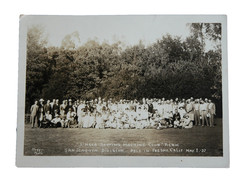 Vtg 1920s Singer Sewing Machine Club Photograph Sew B&W San Joaquin Fresno CA