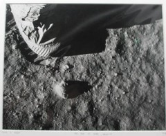 Edwin E Aldrin Pas sur la lune Apollo 11 NASA Space Moon YellowKorner Photograph
