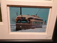 Kenosha Wisconsin Streetcar Electric Rail Car Photography Collage 18x 28″ Signed