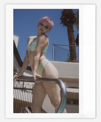 Art pinup alt model Cheyanne Instax Wide Instant Film Print
