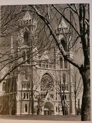 BASILICA LARGE ORIGINAL SIGNED ART PHOTO B&W STETTNER VTG MATTE NJ CAMERA
