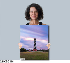 Cape Hattaras Lighthouse 25×17 sunset mystical ansel adams Ocean