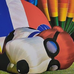 Canvas Photo Snoopy Naps, Burlington Balloon Festival, 16×20 Signed Gallery Wrap