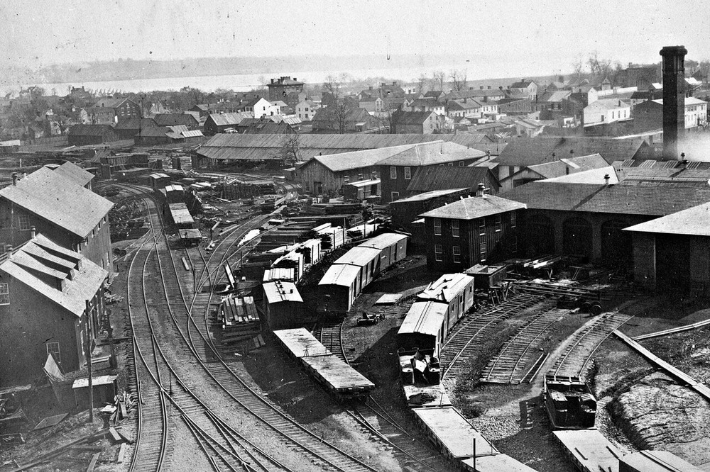 New Civil War Photo: Machine Shops of Orange and Alexandria Railroad – 6 Sizes!