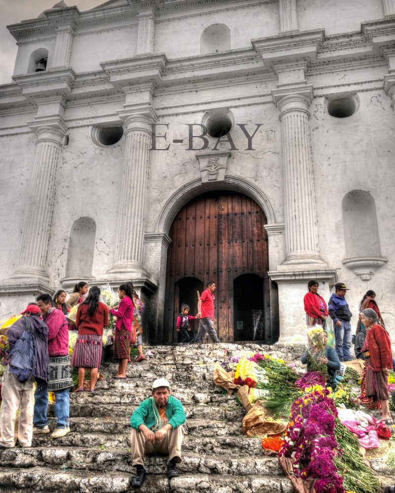 16X20 CURCH OF «SANTO TOMAS» GUATEMALA, Guatemalan