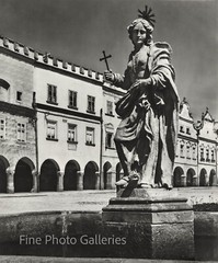 1953 Original JOSEF EHM Czech Christian Religious Statue Sculpture Silver Photo