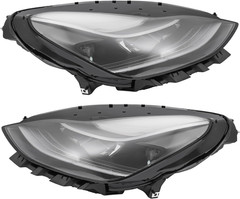 Front LED Matrix Headlight Assembly Compatible Left+Right Side Driver & Passenge