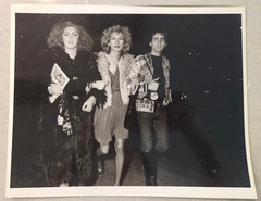 Vintage Original 8×10 B&W Street Photography Print Nightlife Candid Photo c1970s