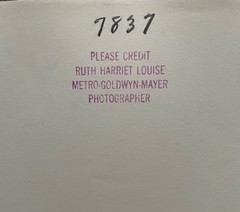 Iconic Vintage Gelatin Photo Ruth Harriet Louise – Cecil B. deMille 1928