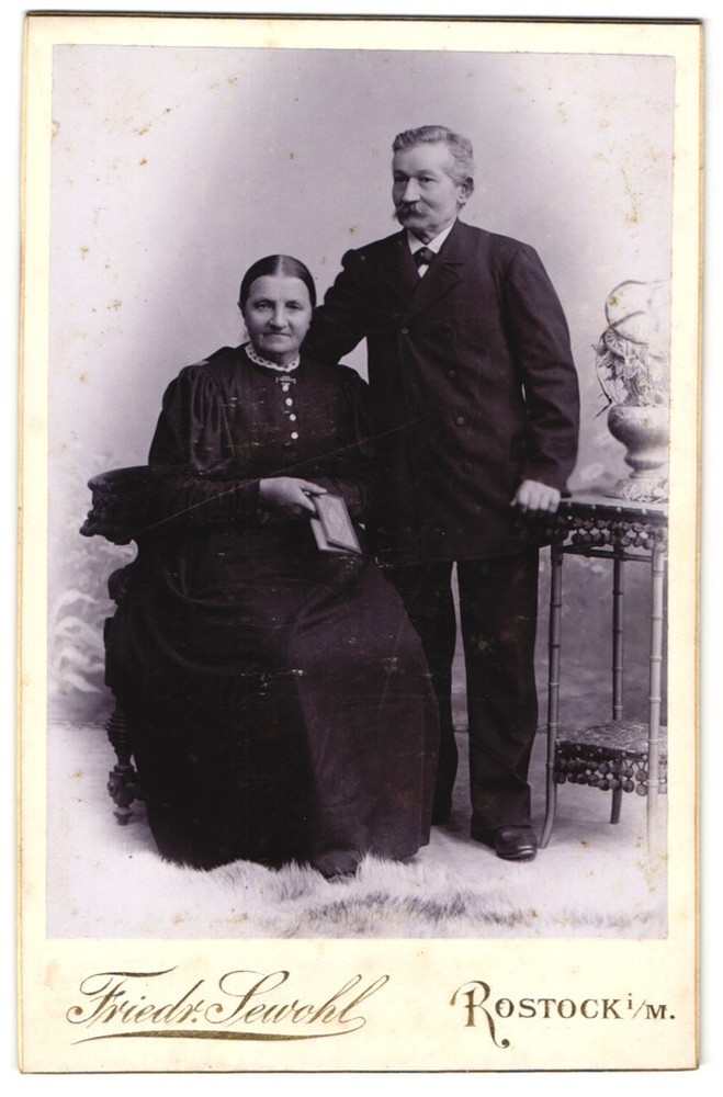 Photograph Friedr. Sewohl, Rostock, Doberanerstr. 123b, Portrait of an Older P