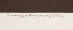 Edward S. Curtis (1868-1952) – Assiniboin Boy – Atsina Photogravure