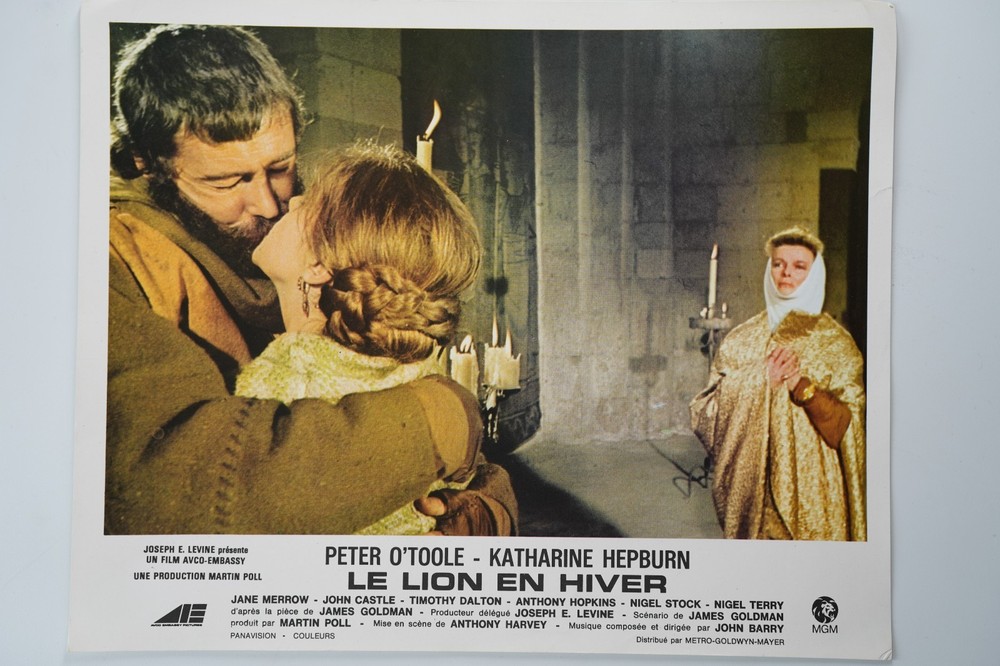 Photo Cinema Lobby Cards The Lion In Winter 24X30Cm 1970