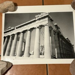Photograph Print Janine Gordon Signed 16×20″ B/W Acropolis, Athens