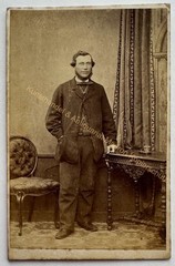 orig. CDV Photo Photograph Picture Old Fashion Man Gentleman Circa 1865 London Mares