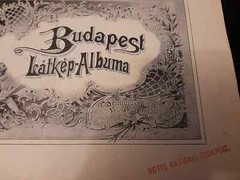 Schneider Views Album Budapest Latkep Albuma Hotel National Art Nouveau 1900