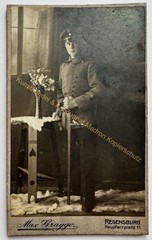 orig. CDV photo photograph picture fashion man gentleman 1914 Regensburg soldier cavalry