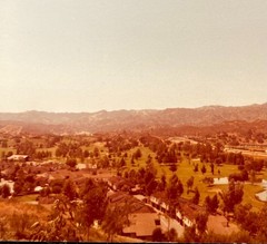 CAL ARTS 1981 Dorm View VALENCIA 5 FREEWAY PHOTO California Institute of the Art