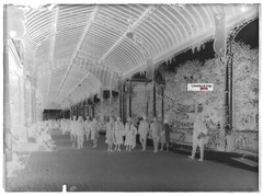 Plate glass photo antique black and white negative 5 1/8×7 1/8in Vittel galerie