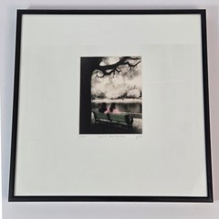 Gina Kvenlog Calderone Behind the Bench Handpainted Photomontage Signed 33/50
