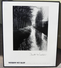 Brett Weston 1911-1993 hand signed poster major American photographer Edward son